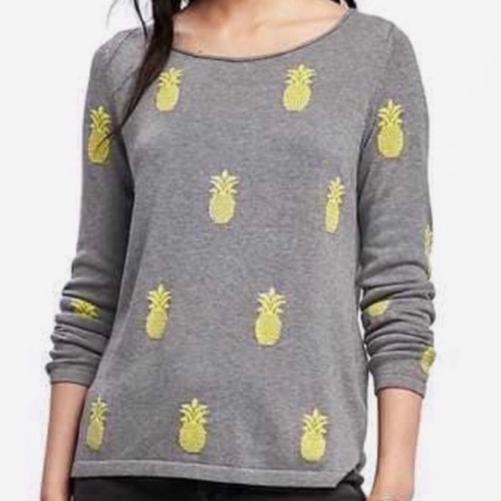 Old Navy Pineapple Pattern Sweater